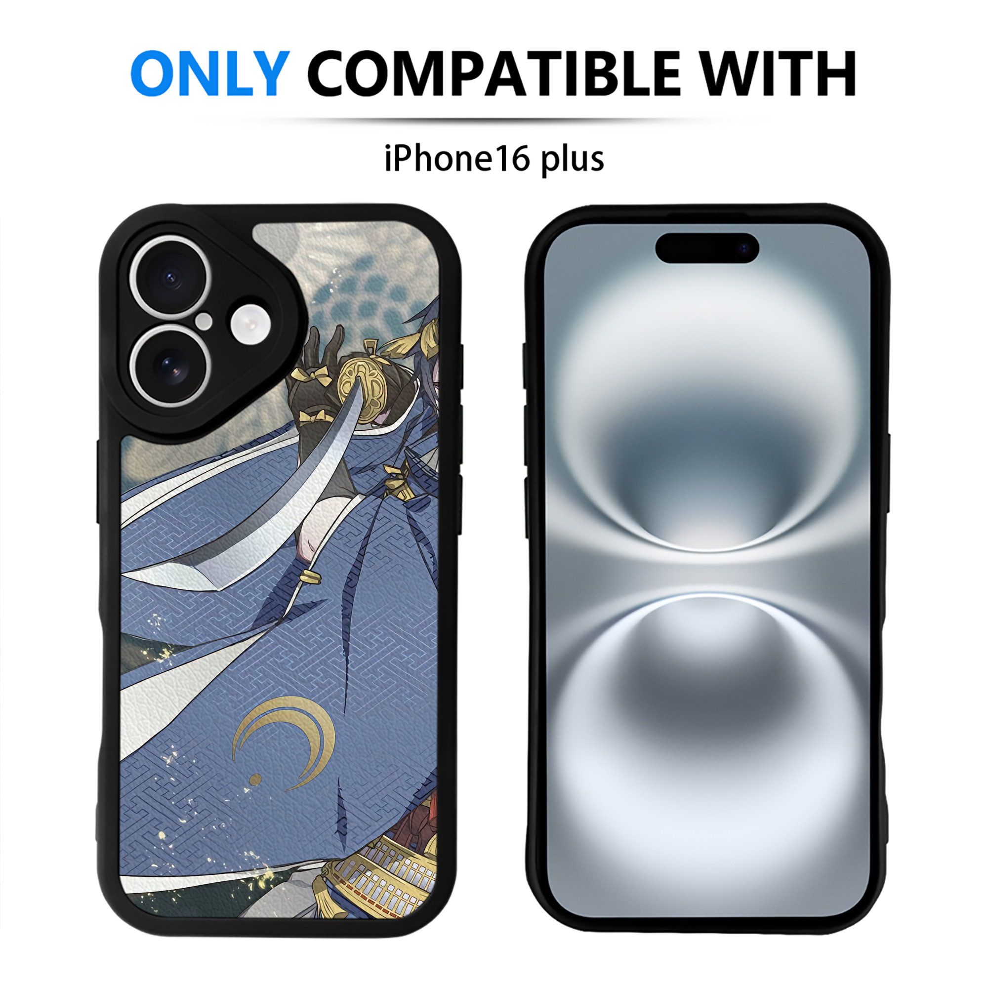 （画像用） 刀剣乱舞 Touken Ranbu 【iPhone 16シリーズ対応】シリコンスマホケース（レザー調） 材質：シリコン